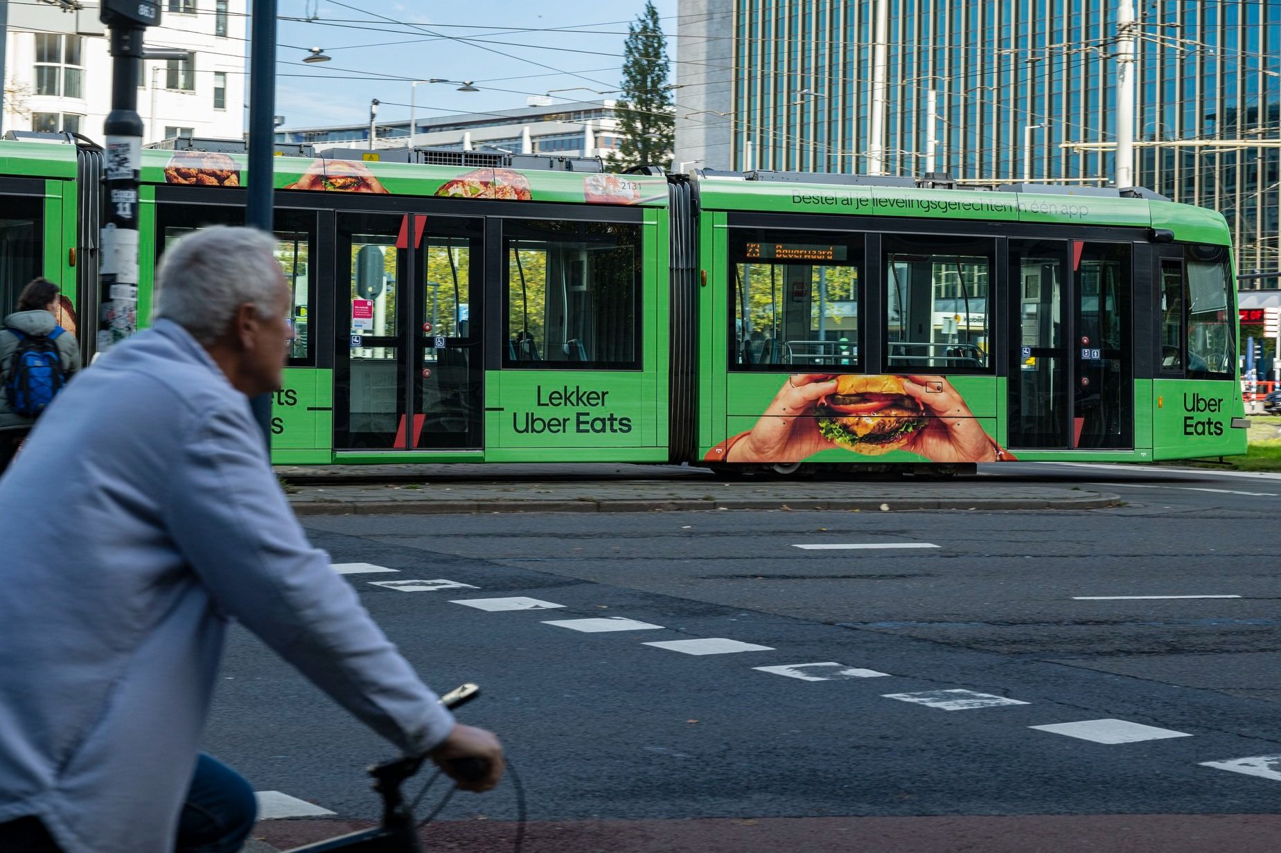 Uber Eats_Rotterdam+Tram